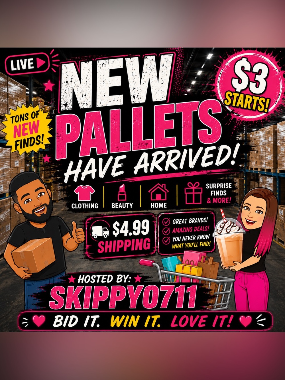 SKIPPY0711 is live! Like this listing to know when we go live! 💕 - Picture 4 of 7